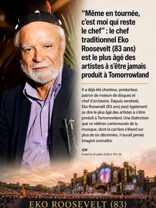 Sa Majesté Eko Roosevelt Louis — Portrait Officiel & Disque d'Or
